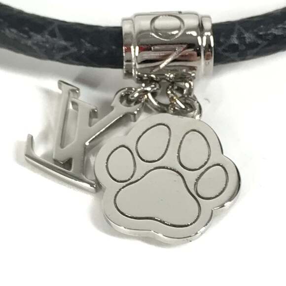 LOUIS VUITTON Black Monogram Canvas Charm Bracelet - Picture 8 of 10